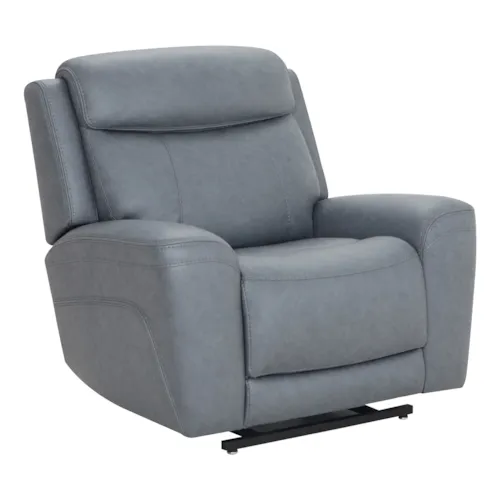 Casual Lift Power Recliner with Heat and Massage