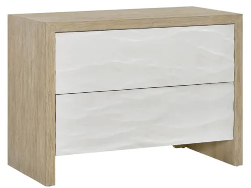 Coastal 2-Drawer Nightstand with USB/USB-C Ports