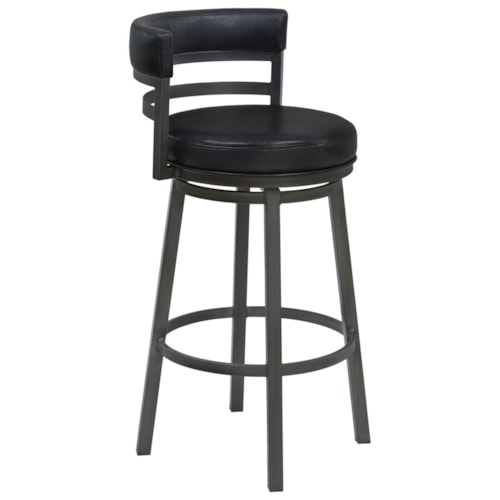 Transitional 30" Swivel Bar Stool
