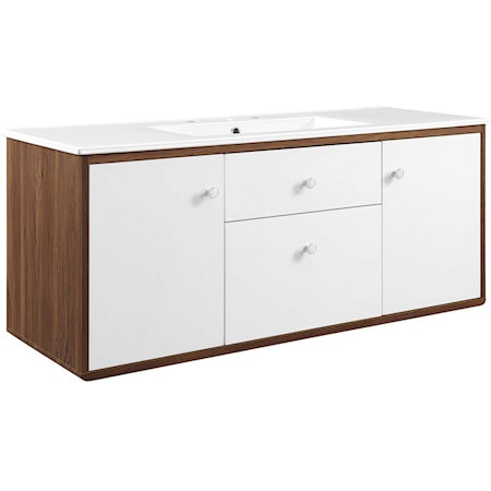 48" Wall-Mount Bathroom Vanity