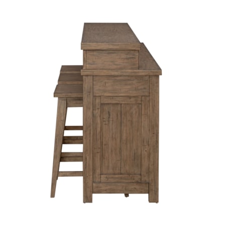 4-Piece Bar and Stool Set