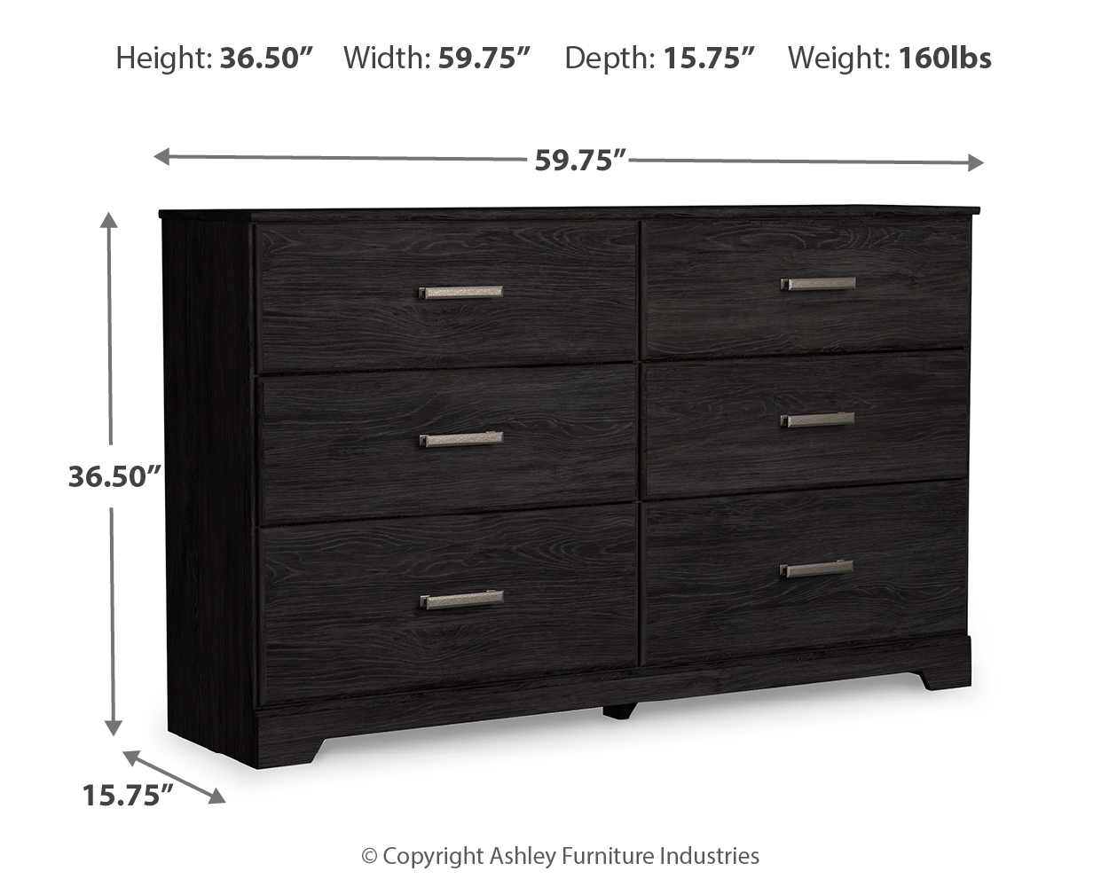 Six Drawer Dresser