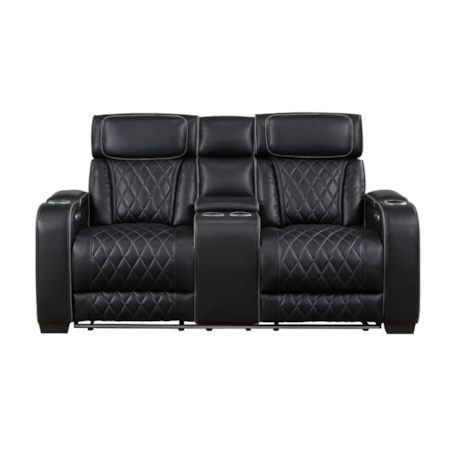 Dual Power Reclining Loveseat