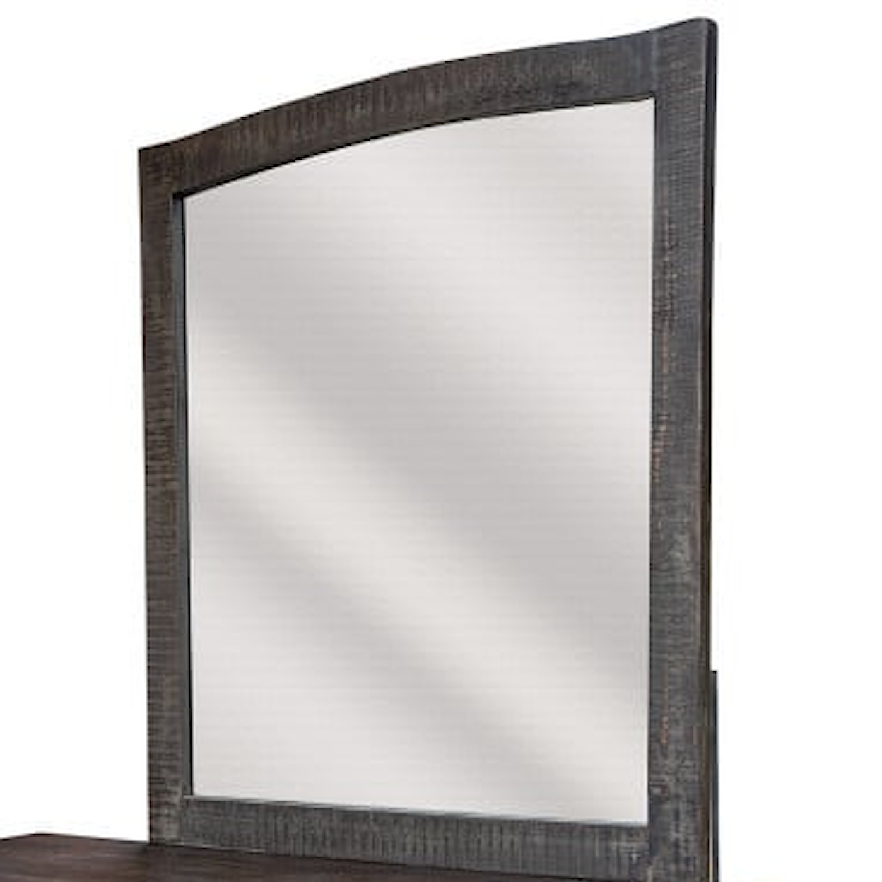 International Furniture Direct Nogales Bedroom Collection Dresser Mirror with Solid Pine Trim