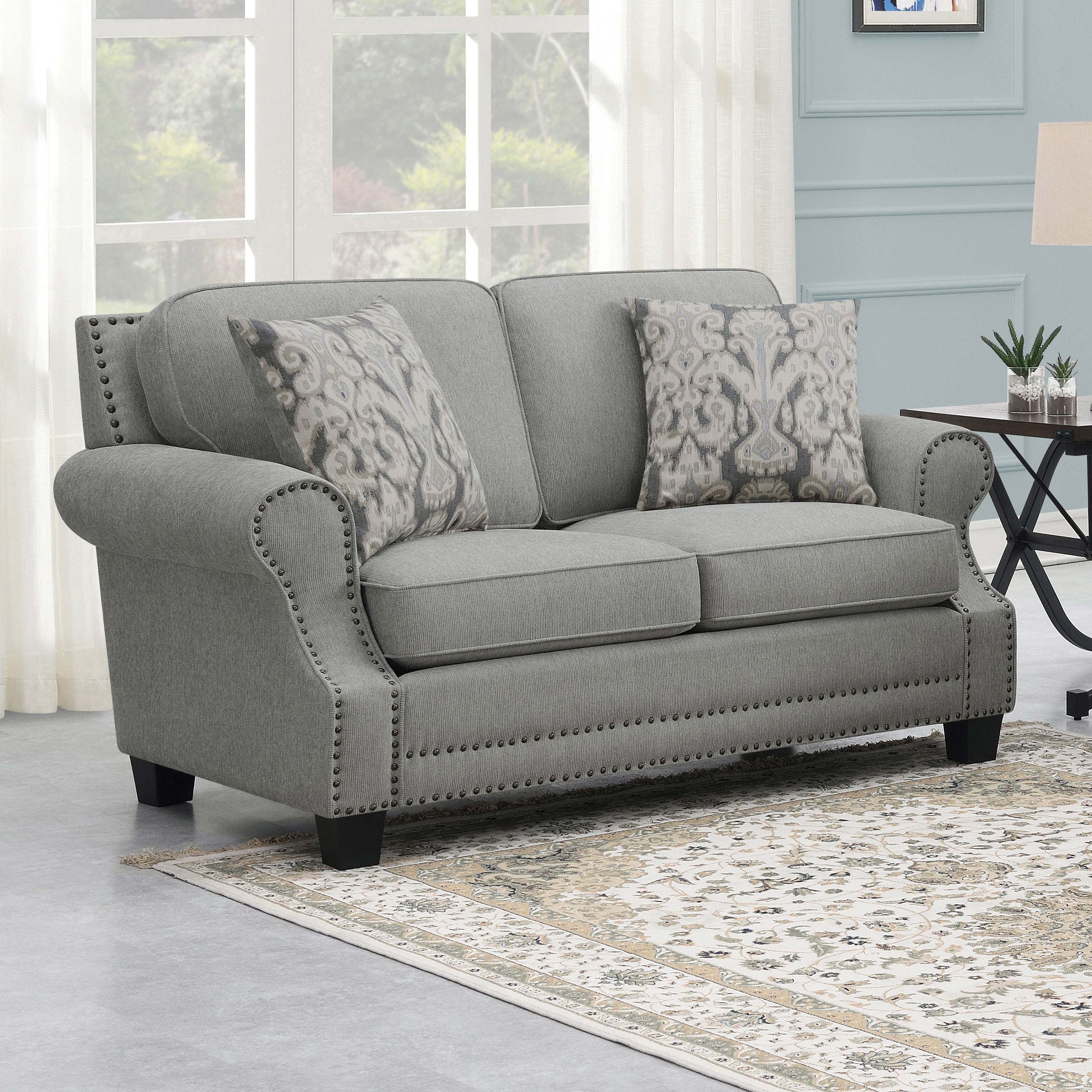 Sheldon Rolled Arm Loveseat