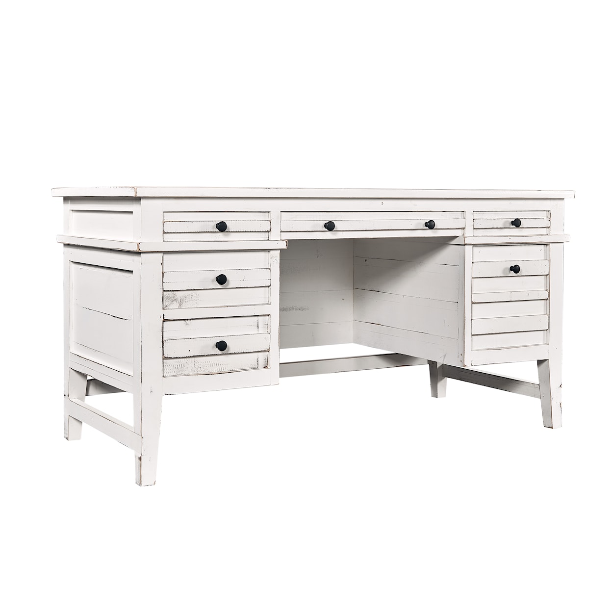 Aspenhome Reeds Farm Half Ped Desk