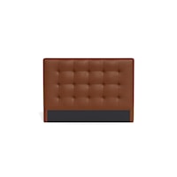 Ridge Contemporary 48" Full Upholstered Headboard with Grid Tuft Detail