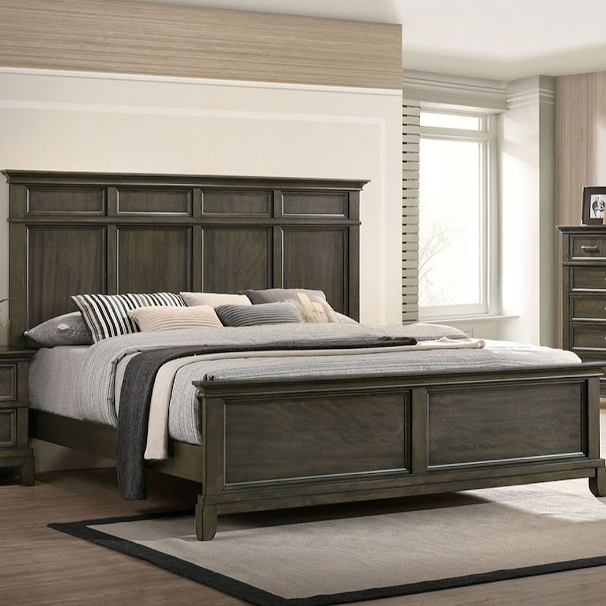 Furniture of America - FOA Houston Cal. King Panel Bed