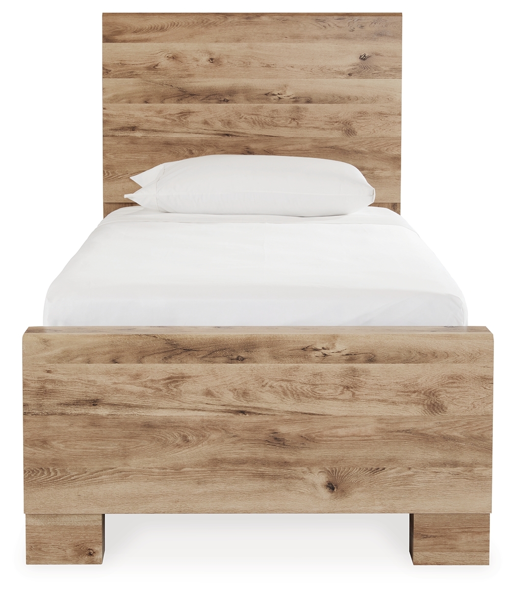 Signature Design by Ashley Hyanna Twin Panel Bed With 1 Side Storage