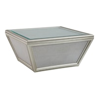 Mirrored Glam Square Coffee Table