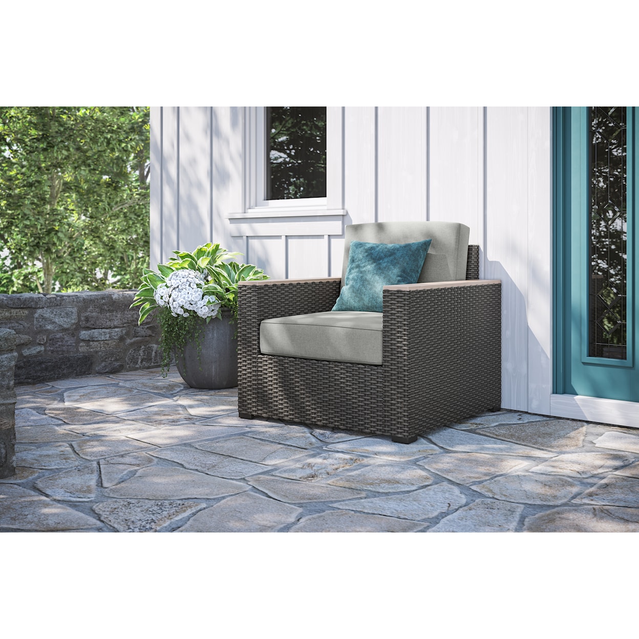 homestyles Boca Raton Outdoor Arm Chair