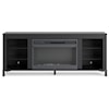 Benchcraft Cayberry 60" TV Stand With Electric Fireplace