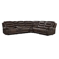 Casual Dual-Power L-Shaped Sectional with USB Ports