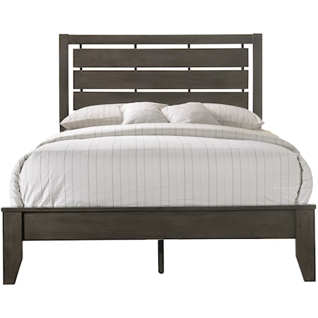 Full Bed with Headboard Cutouts