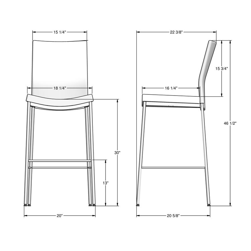 Upholstered Bar Stool