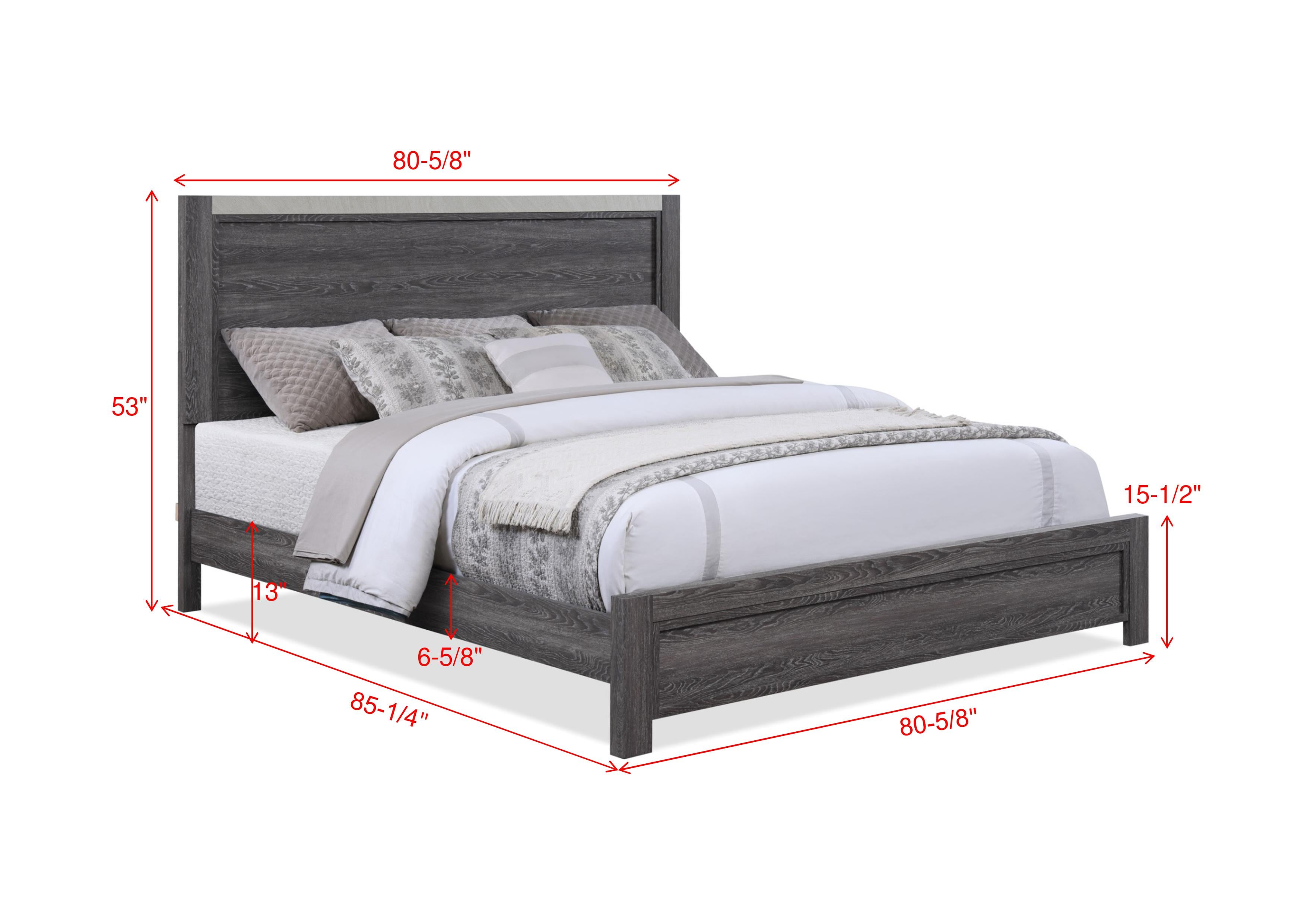 Crown Mark Madsen Panel Bed - King