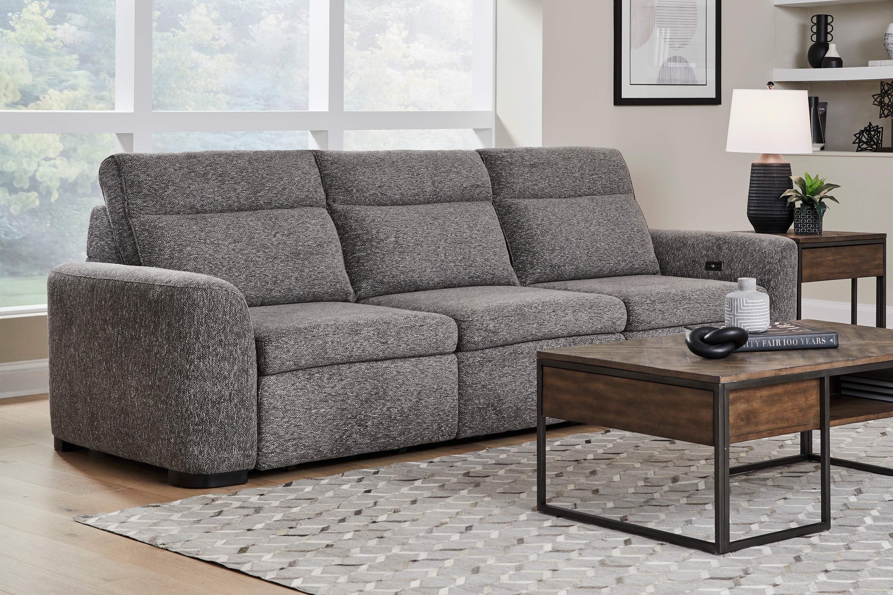 3-Piece Modular Slider Sofa