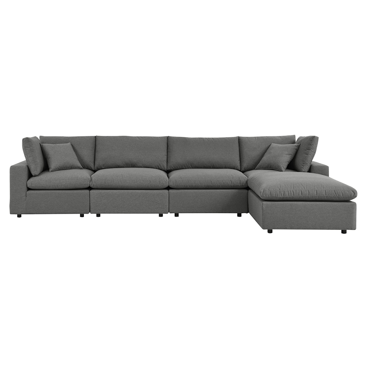 Modway Commix Outdoor 5-Piece Sectional Sofa