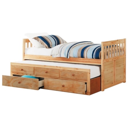 Twin/Twin Trundle Bed