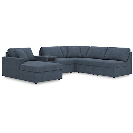 6-Piece Sectional With Chaise