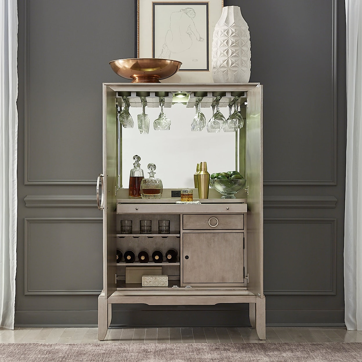 Libby Montage Bar Cabinet