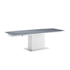Casabianca MOON Extendable Dining Table with Glass Top