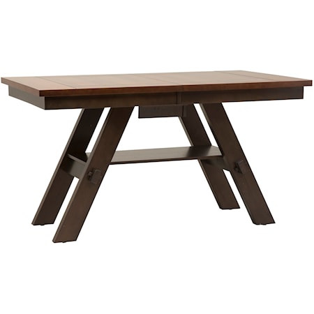 Transitional Trestle Gathering Table