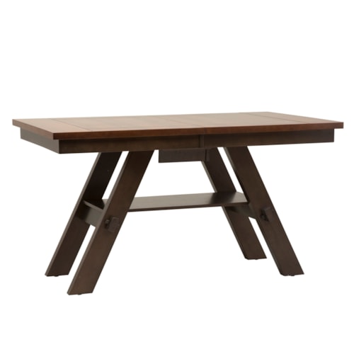 Lawson Transitional Trestle Gathering Table