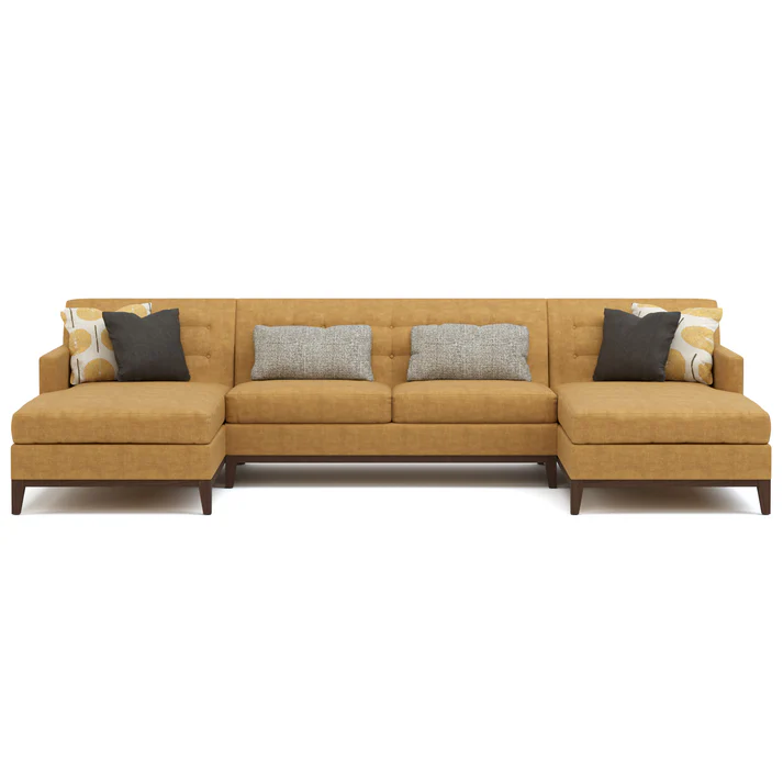 Stickley Walnut Grove Walnut Grove Tufted-Back U-Shaped Sectional