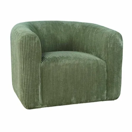 Contemporary Accent Chair with Swivel Base