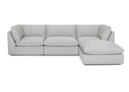 Contemporary 4-Piece Sectional Sofa