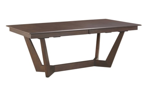 Traditional 80" Rectangular Trestle Table