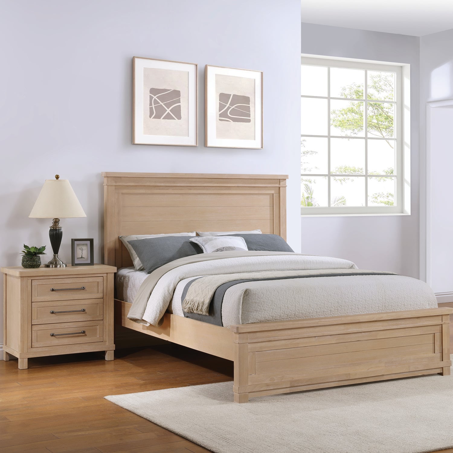 King Panel Bed