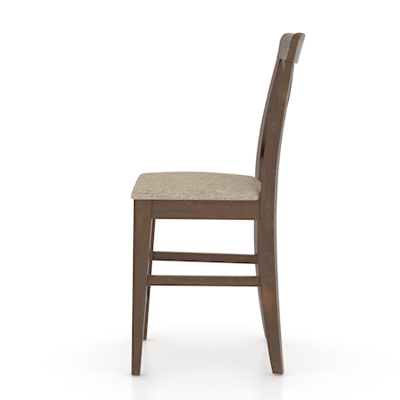 Cross-Back Counter Stool