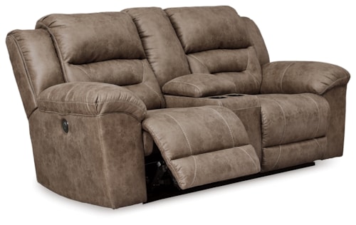 Power Reclining Loveseat With Console