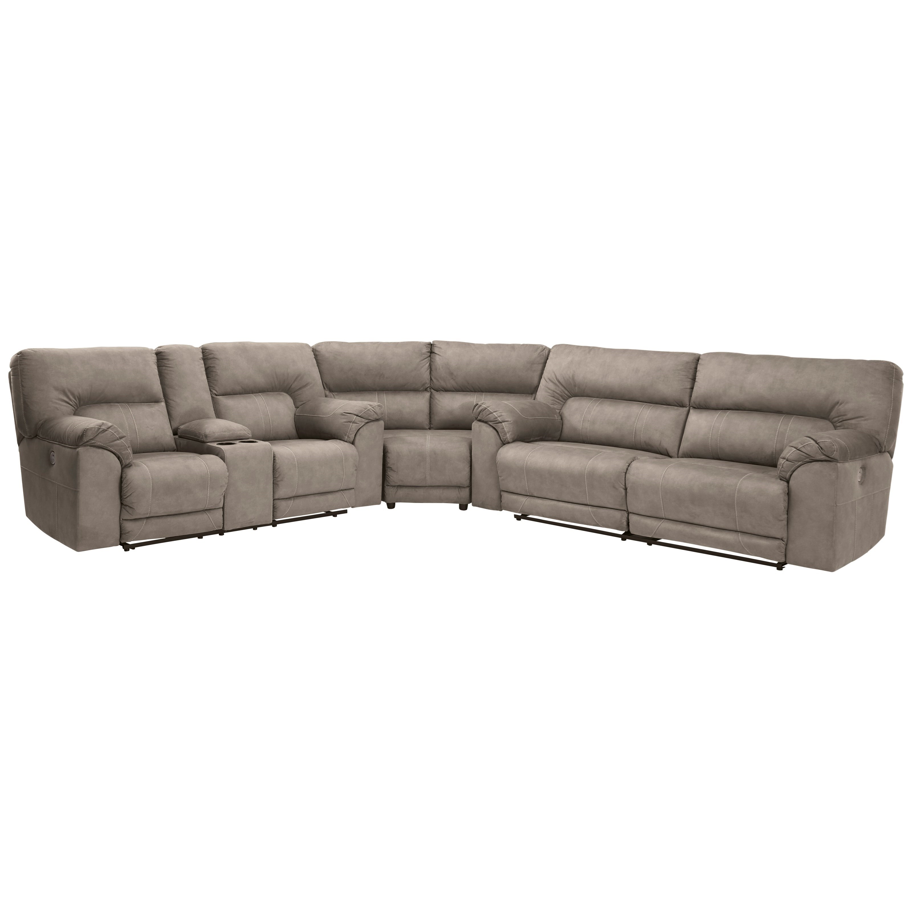 Reclining sectional discount with usb ports