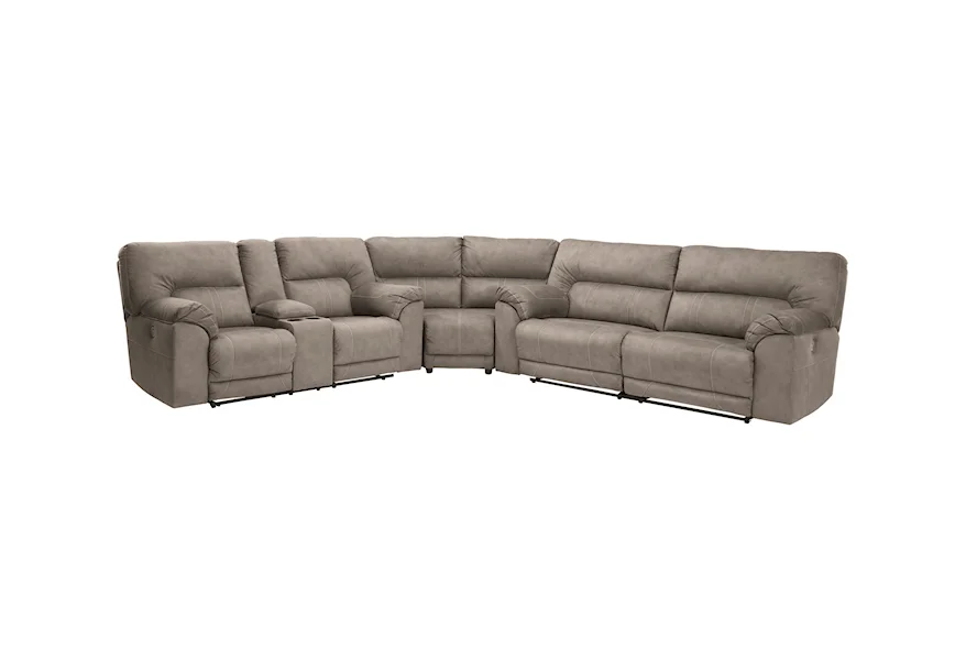Cavalcade Power Reclining Sectional by Benchcraft at Gill Brothers Furniture & Mattress