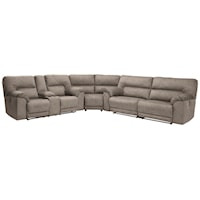 Casual Power Reclining Sectional with USB Ports