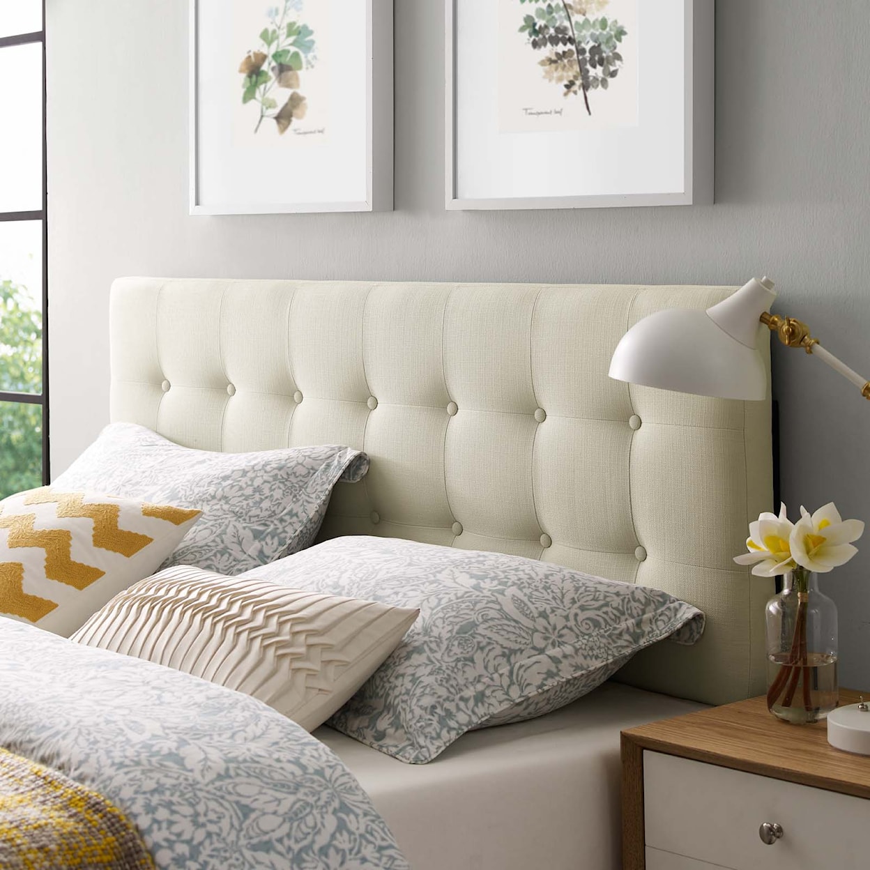 Modway Emily Queen Upholstered Headboard
