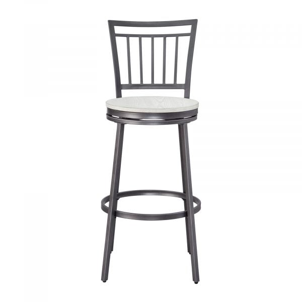 American Woodcrafters Metal Barstools B113130W Transitional Barstool