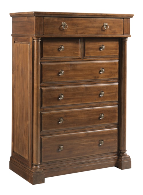 Traditional 7-Drawer Bedroom Chest