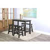 Sunny Designs Marina RUSTIC BLACK 24" SADDLE STOOL |