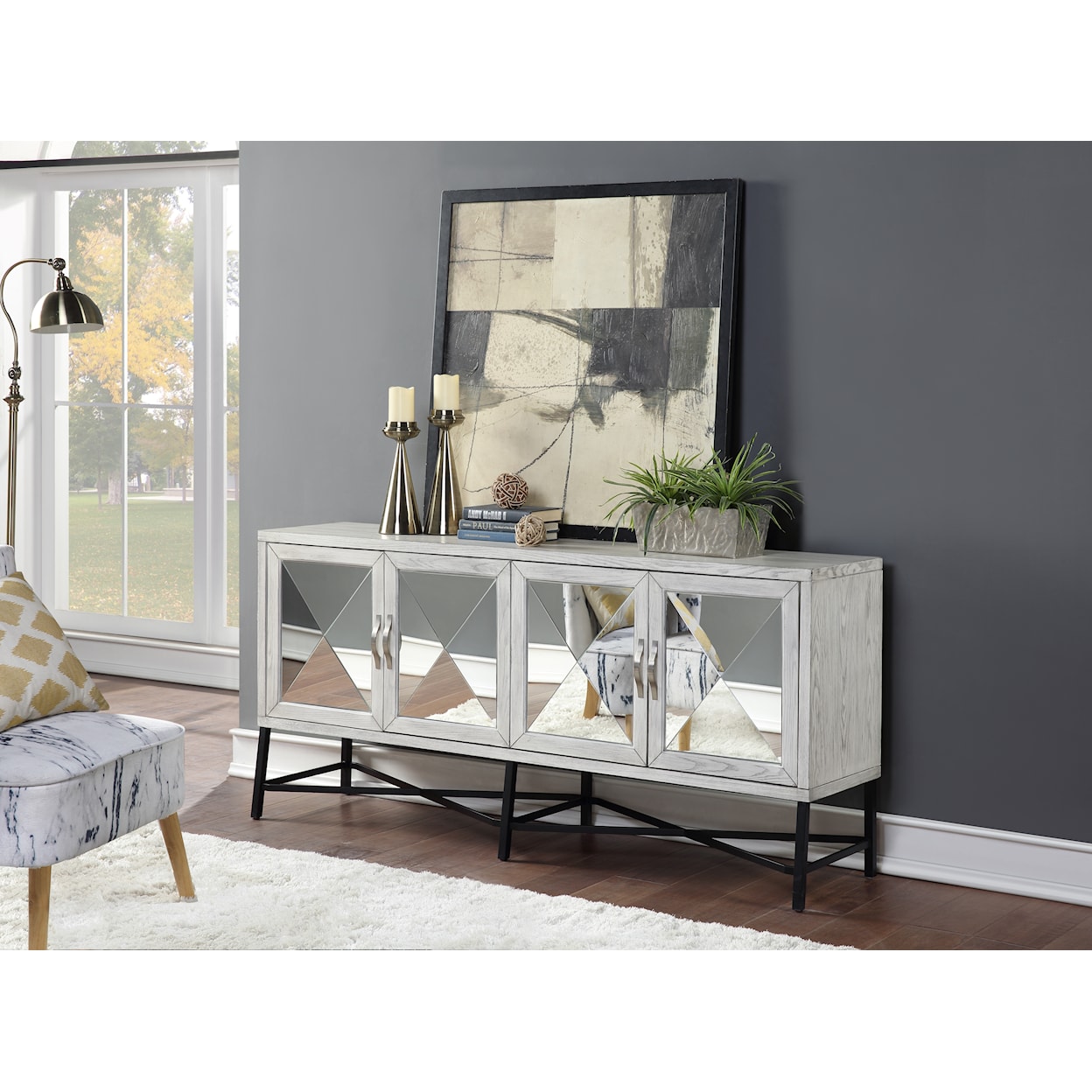 Coast2Coast Home Coast to Coast Accents 4-Door Credenza