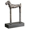 Uttermost Accessories - Statues and Figurines Maximus Cast Iron Sculpture