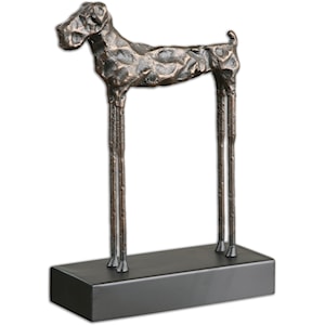 Uttermost Accessories - Statues and Figurines Maximus Cast Iron Sculpture