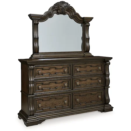 Dresser and Mirror