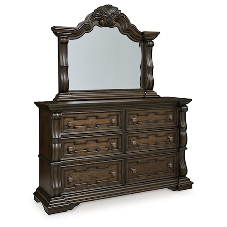 Dresser and Mirror