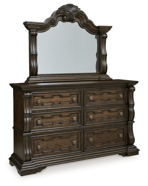 Dresser And Mirror