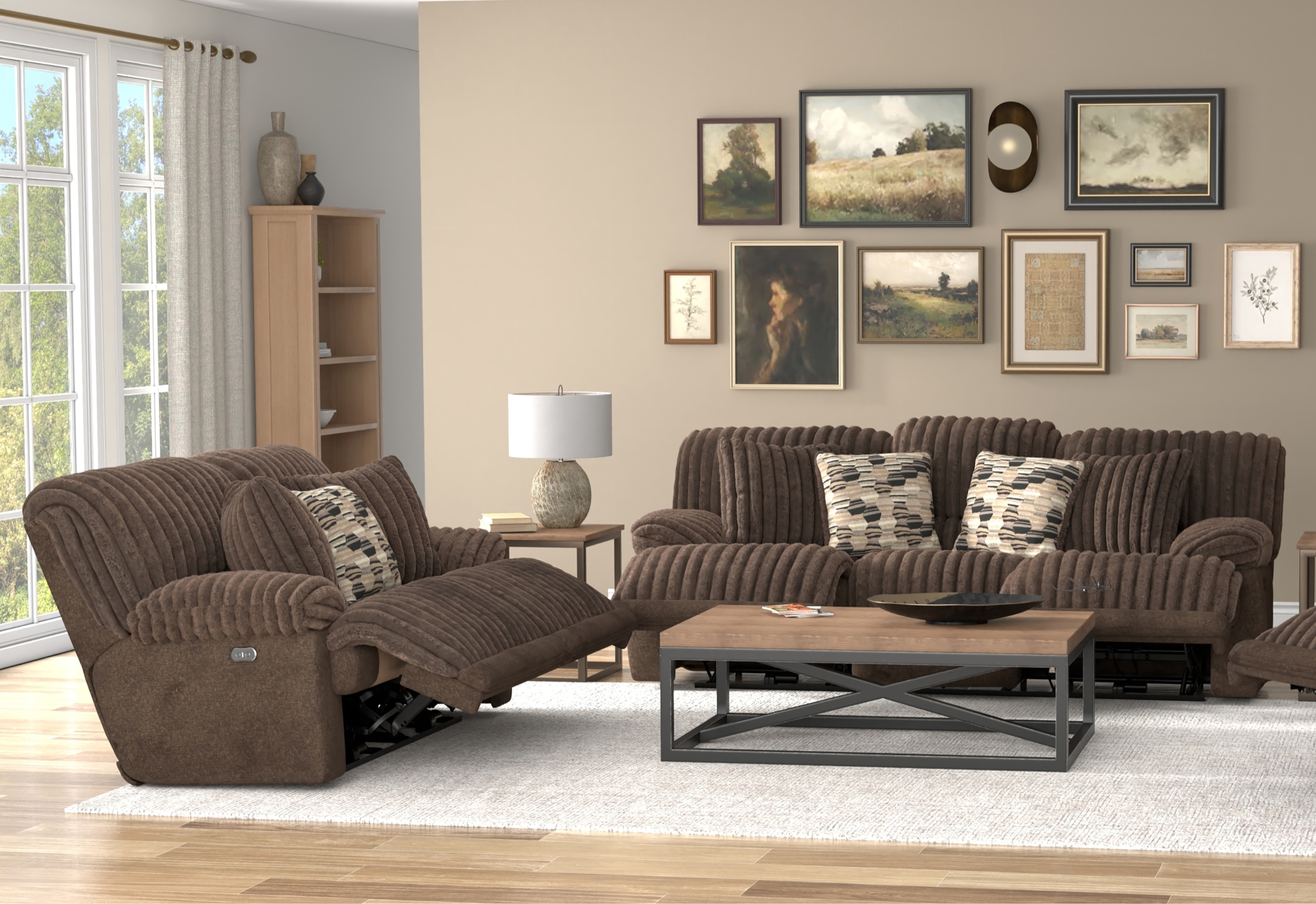 Catnapper Hollifield 2-Piece Power Reclining Living Room Set