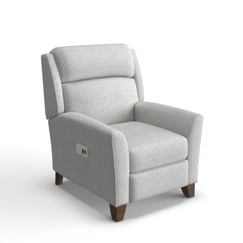 High Leg Power Recliner with Headrest